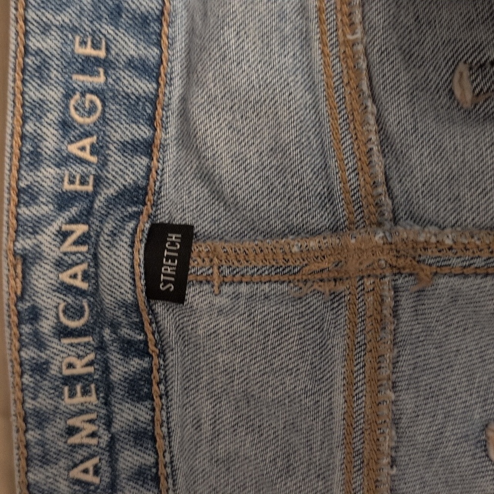American Eagle Outfitters Light Blue Denim Size 12 - Picture 3 of 5